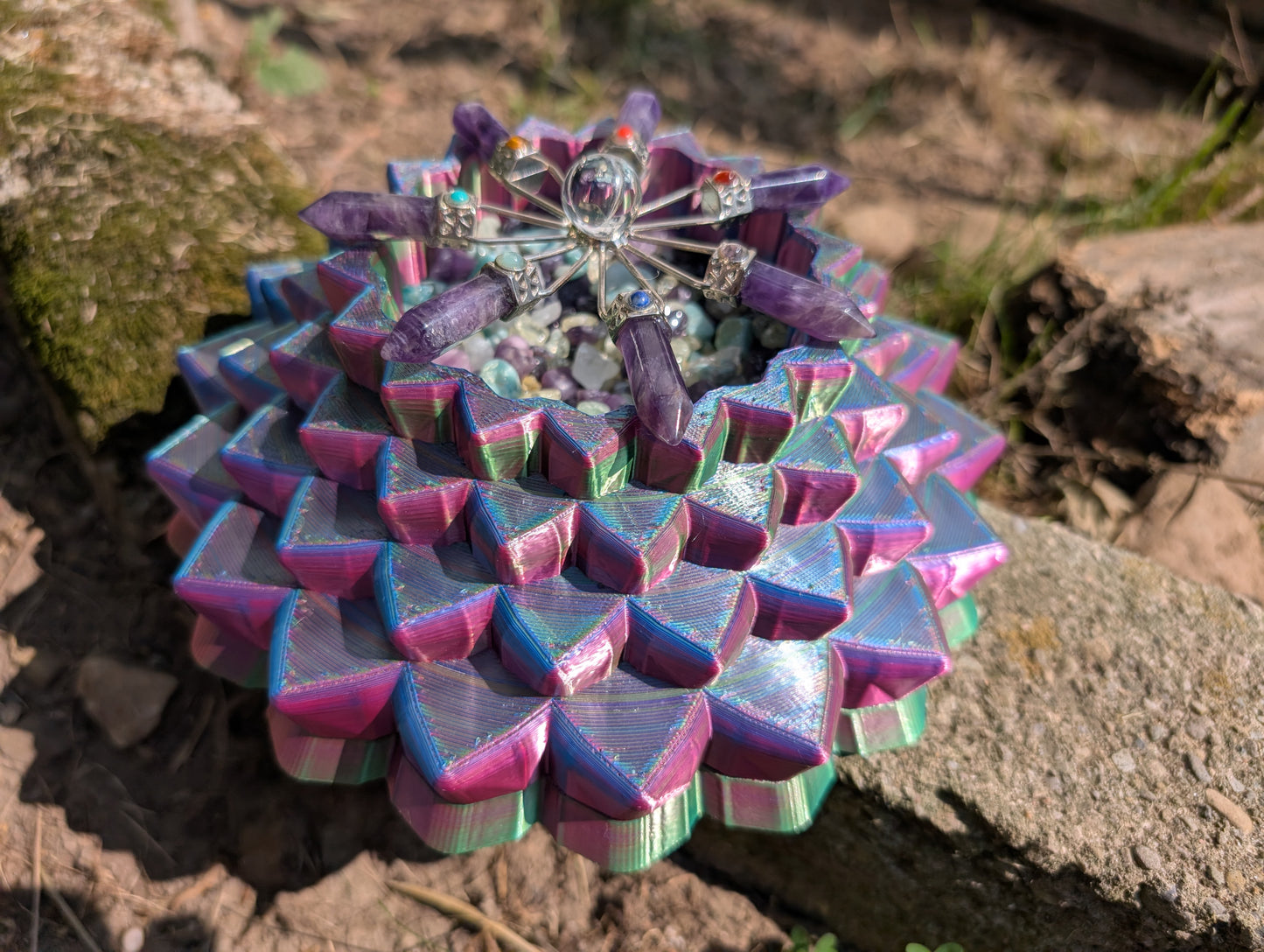 Spinning Lotus Bowl