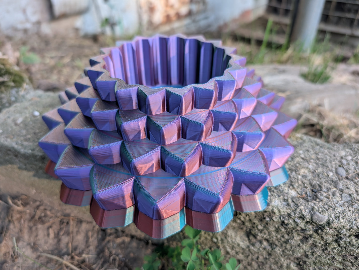 Spinning Lotus Bowl